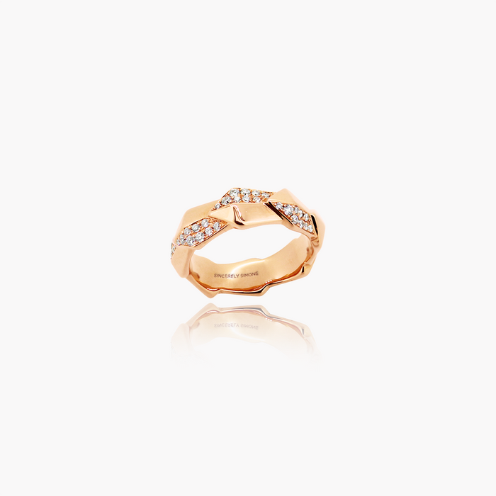 Duet Wedding Ring (Diamonds)