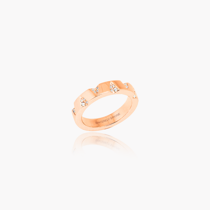 Facets Wedding Ring (Diamonds)